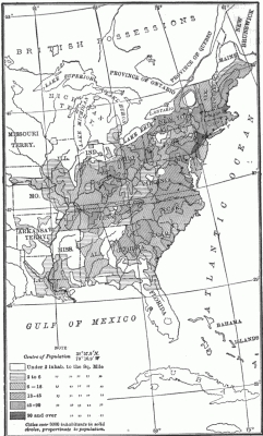 Distribution of Population, 1830